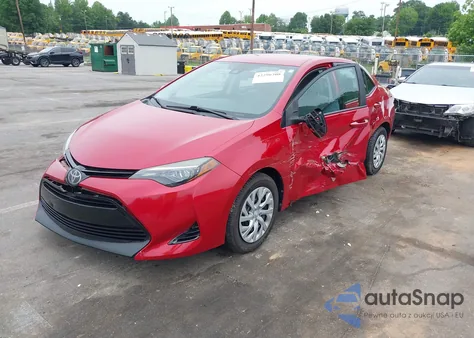 2018 Toyota Corolla Le from USA, damaged, VIN 2T1BURHE6JC974705